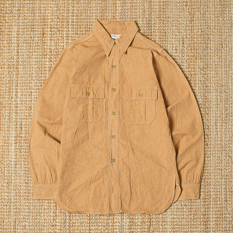 HELLER&#039;S CAFE CHAMBRAY WORK SHIRTS