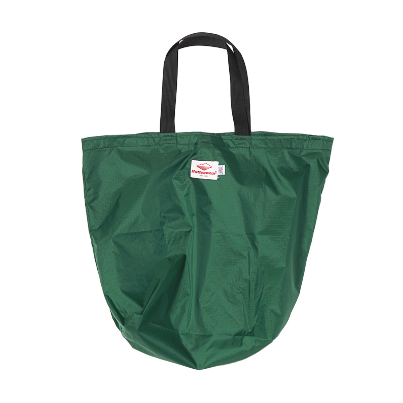PACKABLE TOTE BAG - FOREST GREEN
