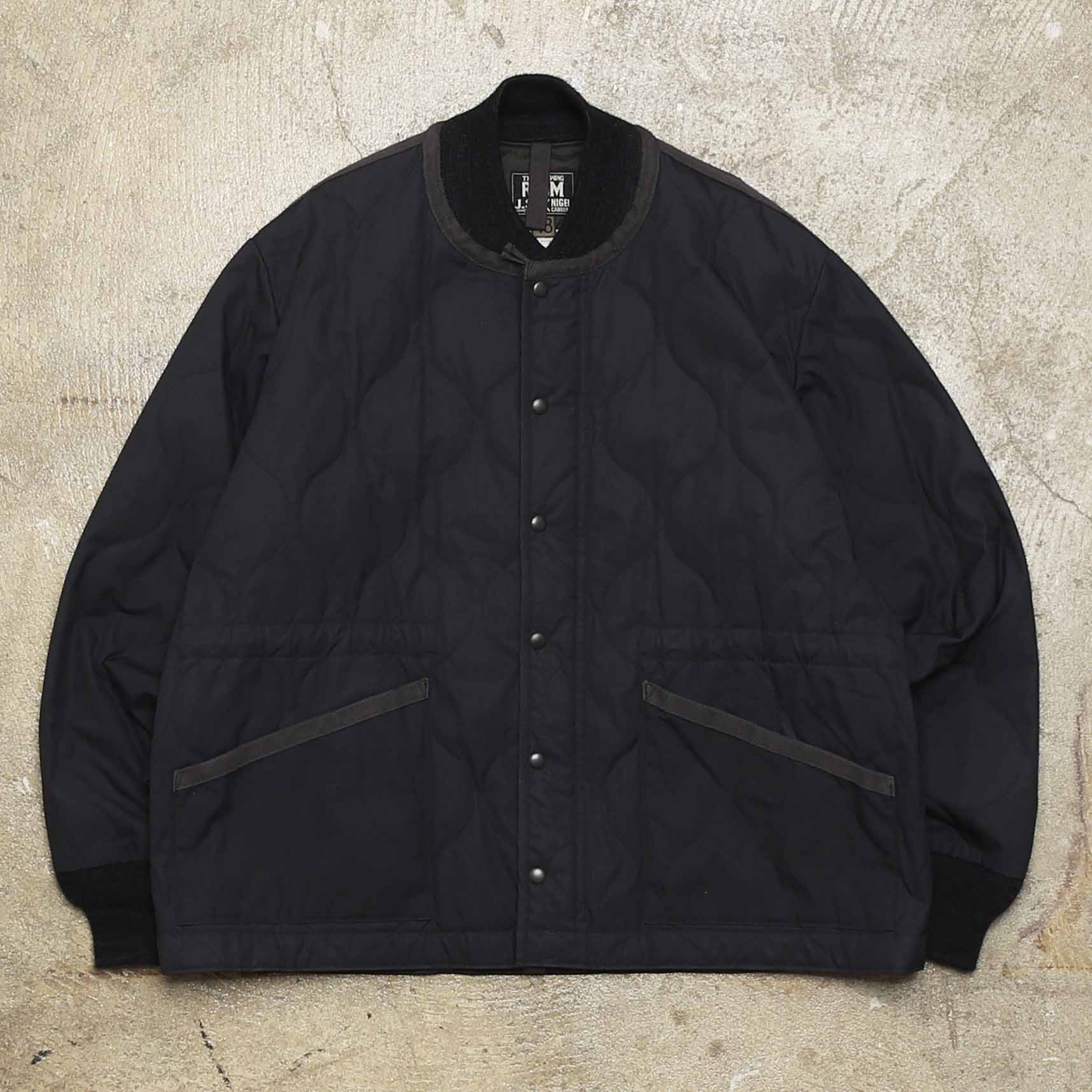 NIGEL CABOURN X J.S. HOMESTEAD QUILTED JACKET - NAVY