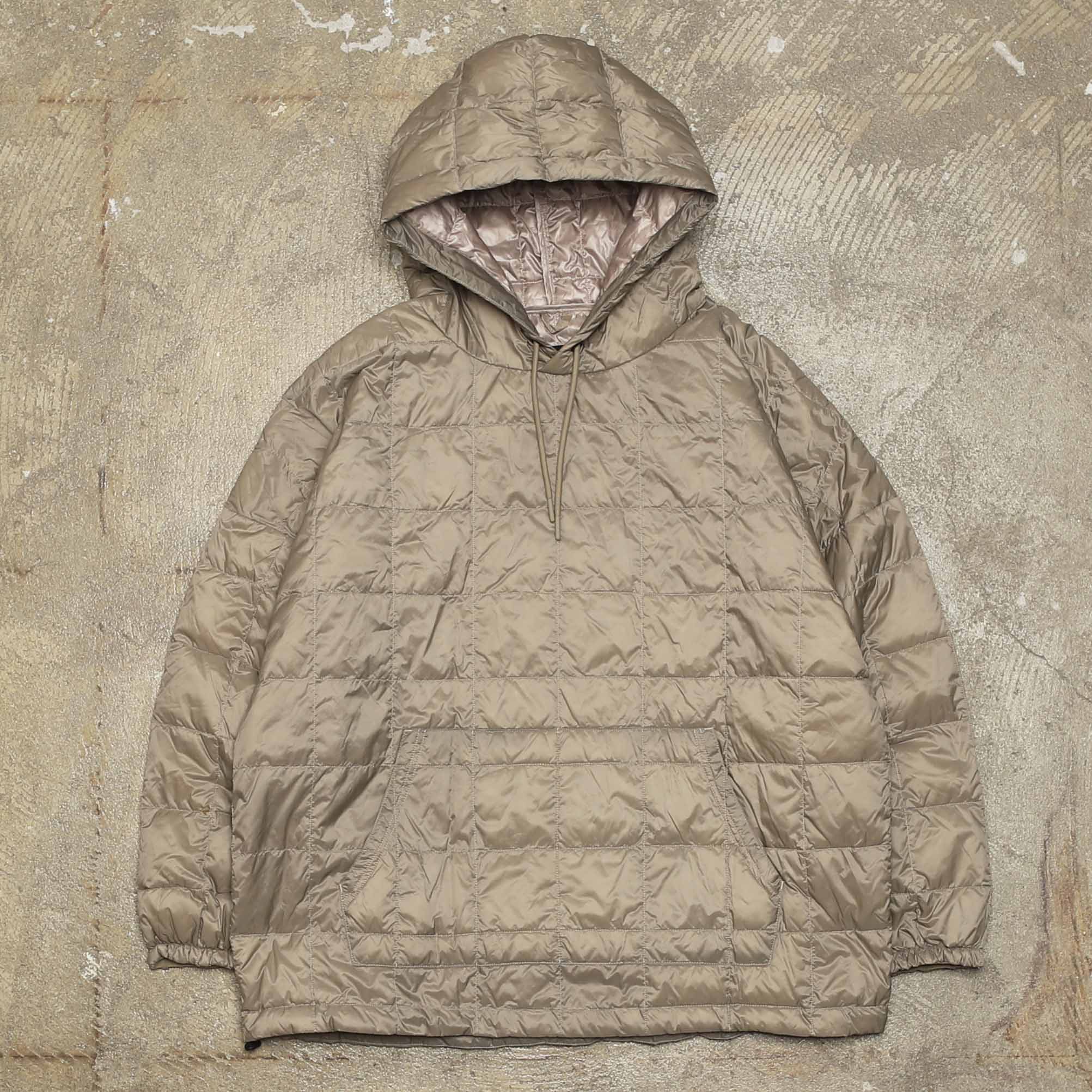 TAION DOWN QUILTED ANORAK - BEIGE