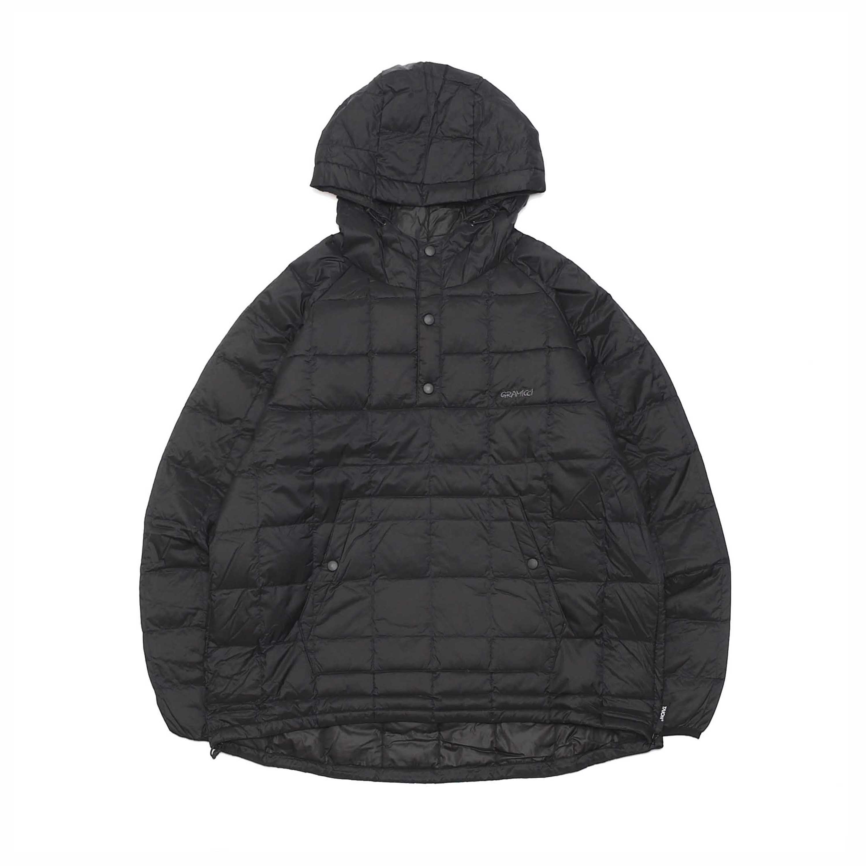 X TAION DOWN PULLOVER JACKET - BLACK