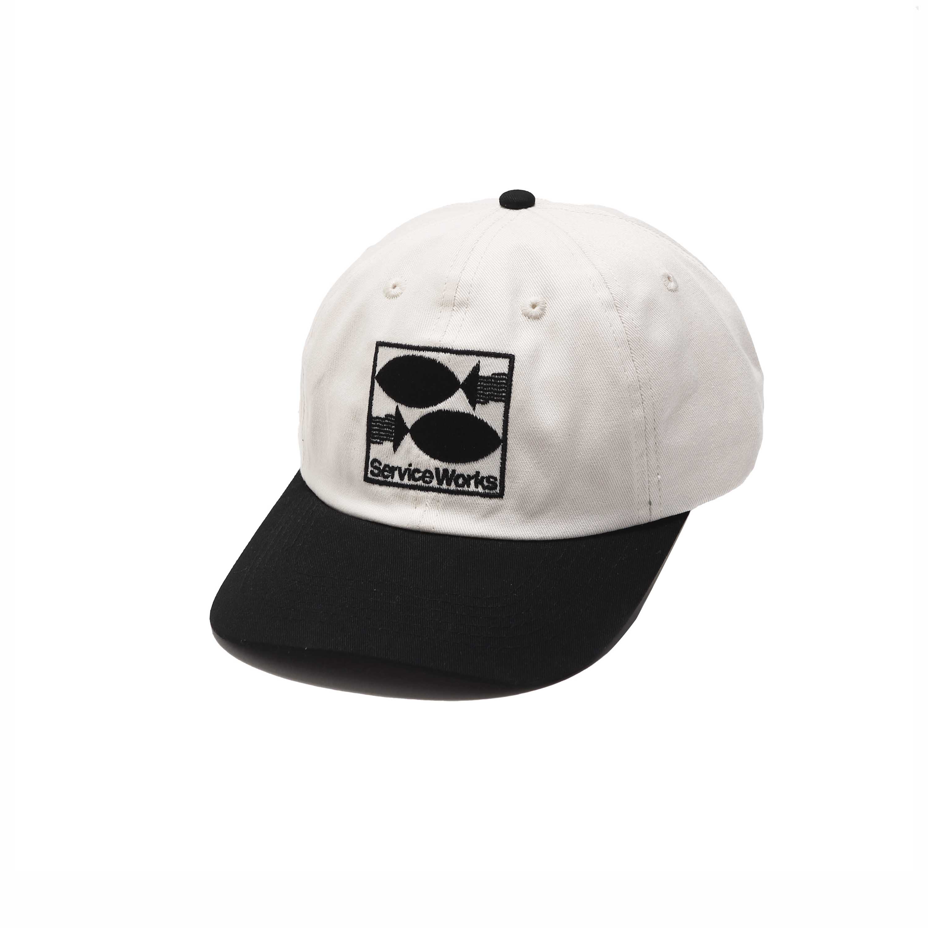 TURBOT CAP - WHITE/BLACK