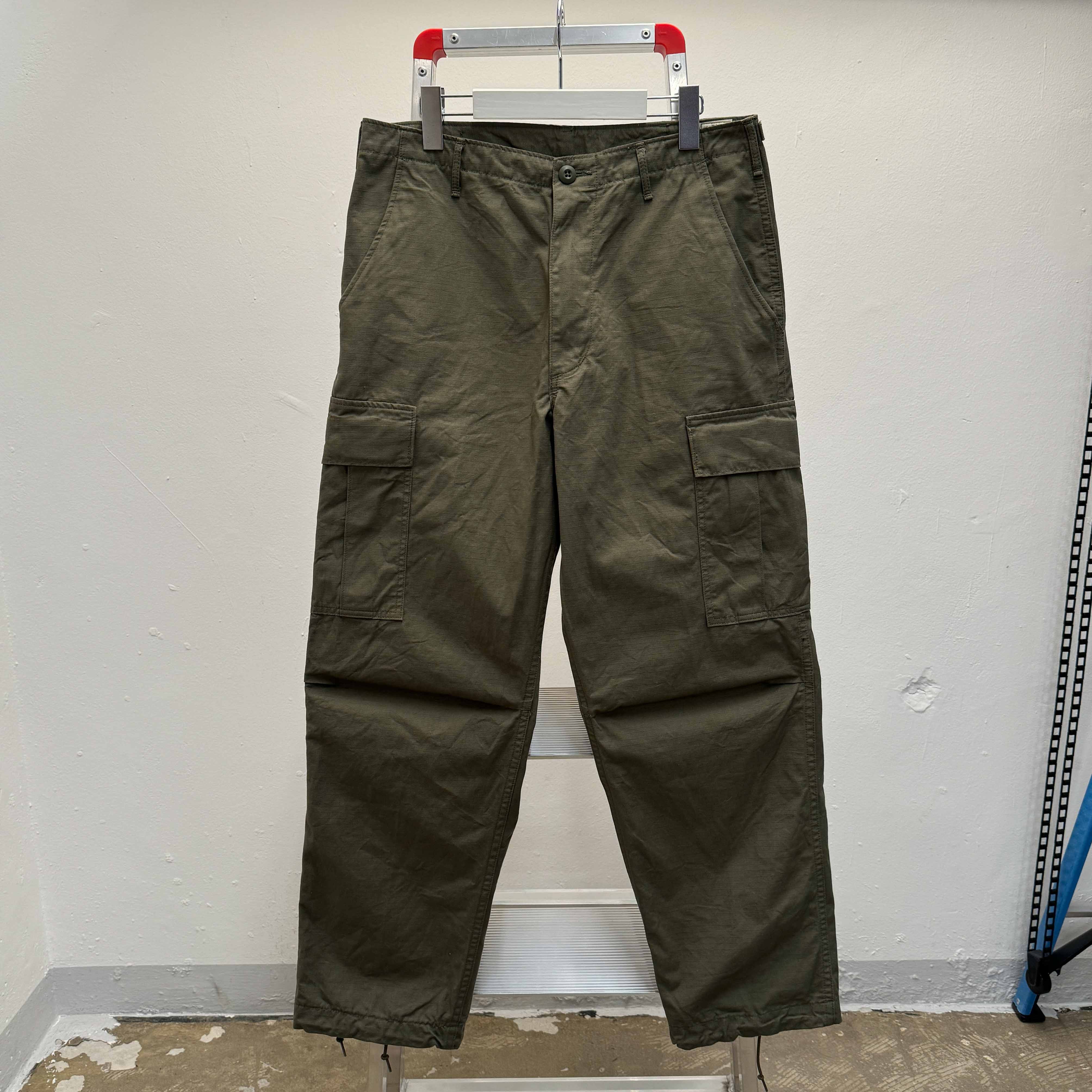 ORSLOW 6 POCKET CARGO PANTS - ARMY GREEN