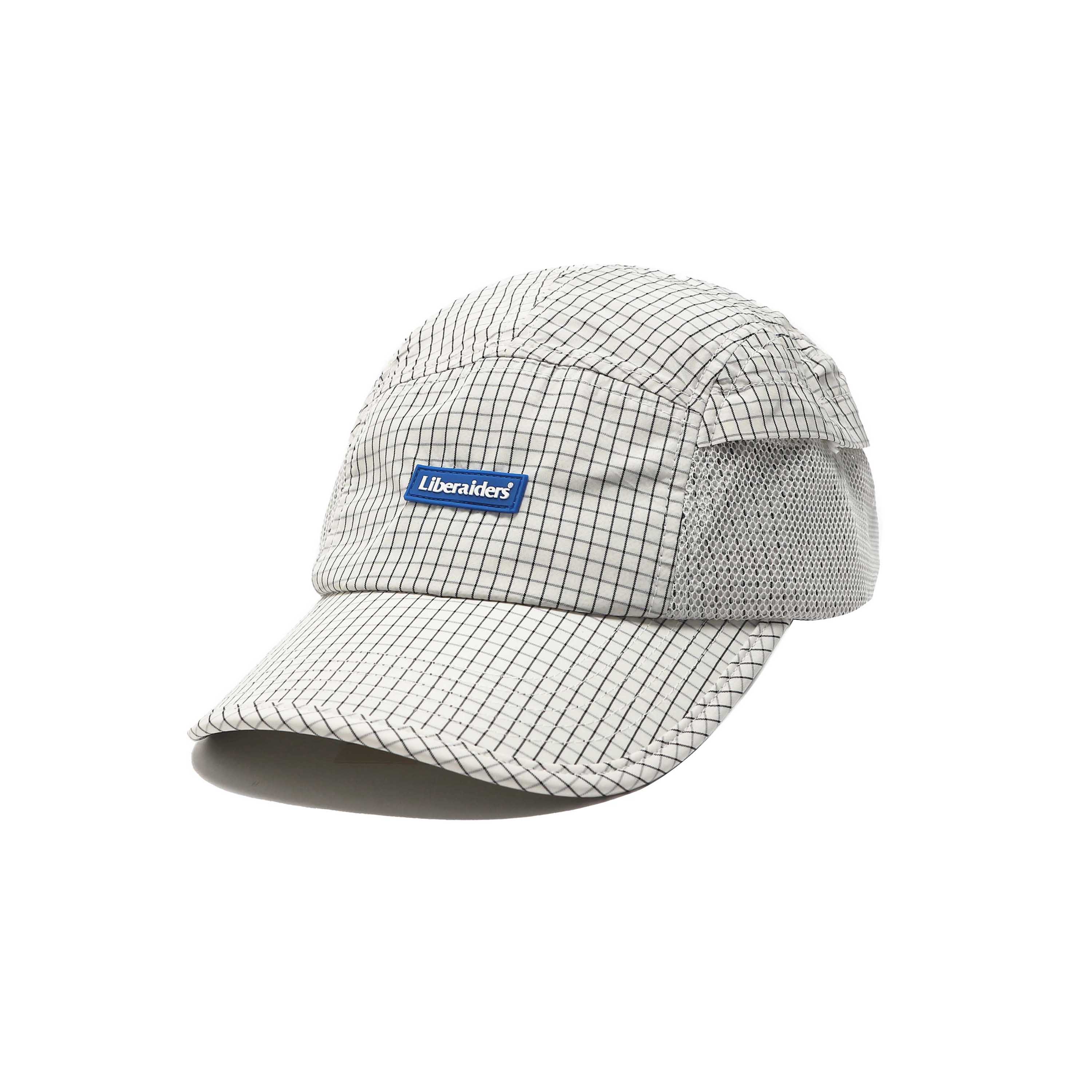 GRID CLOTH CAP - WHITE