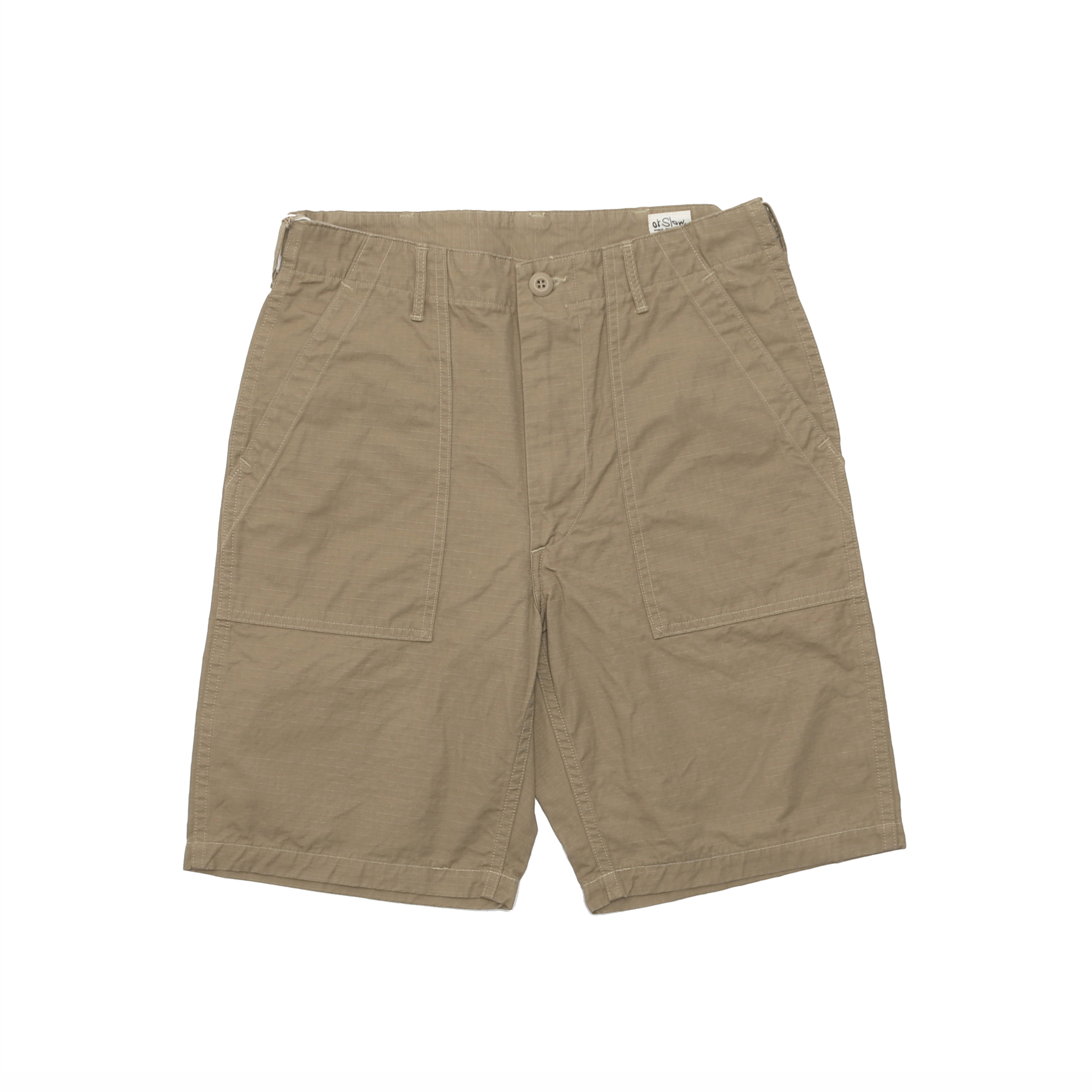 US ARMY FATIGUE SHORTS - BEIGE RIPSTOP