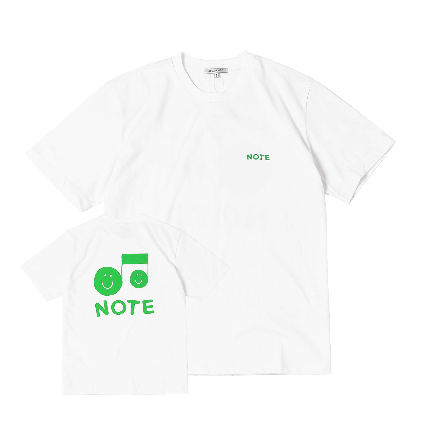 NOTE GRAPHIC TEE - GREEN