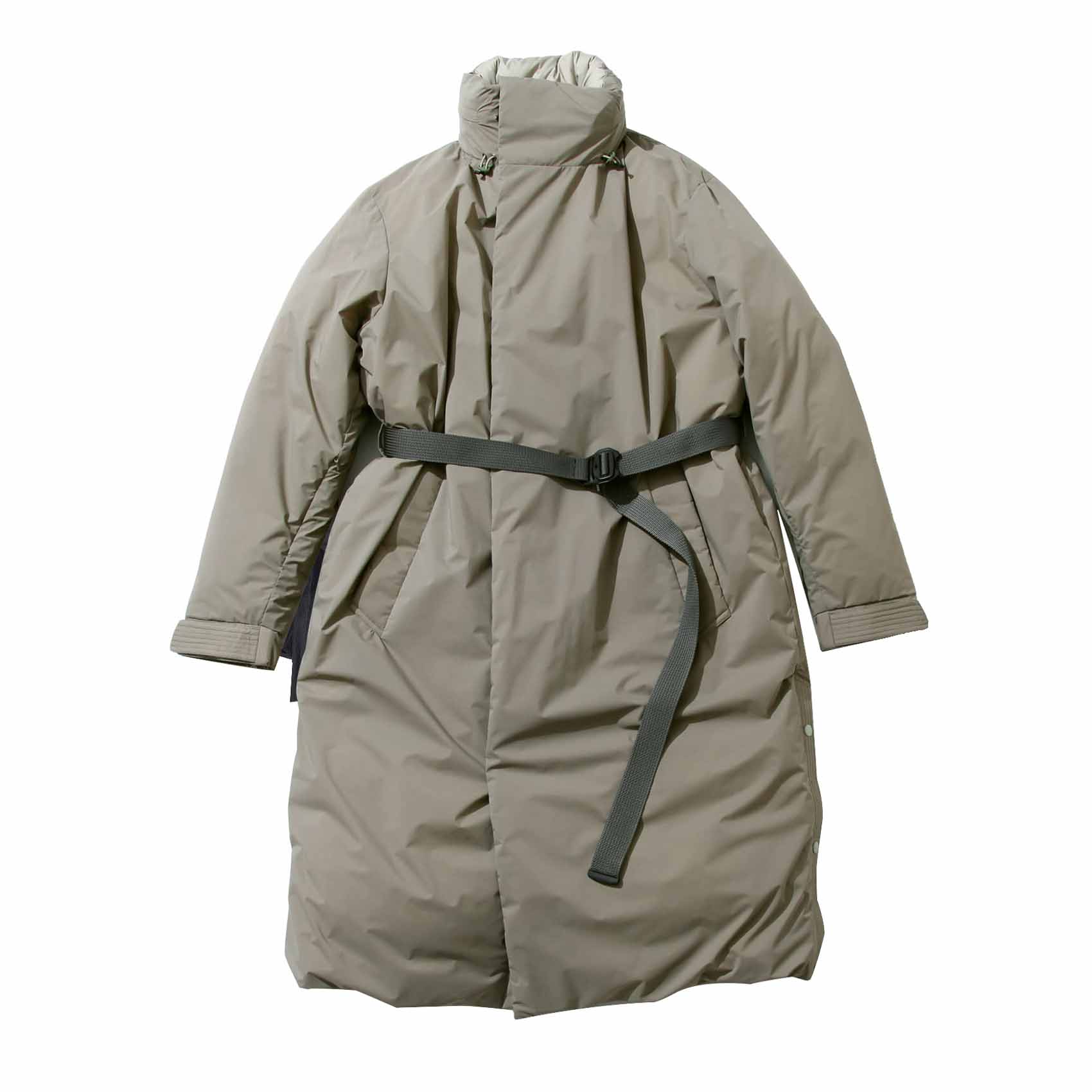 STAND LONG DOWN COAT - SAGE GREEN