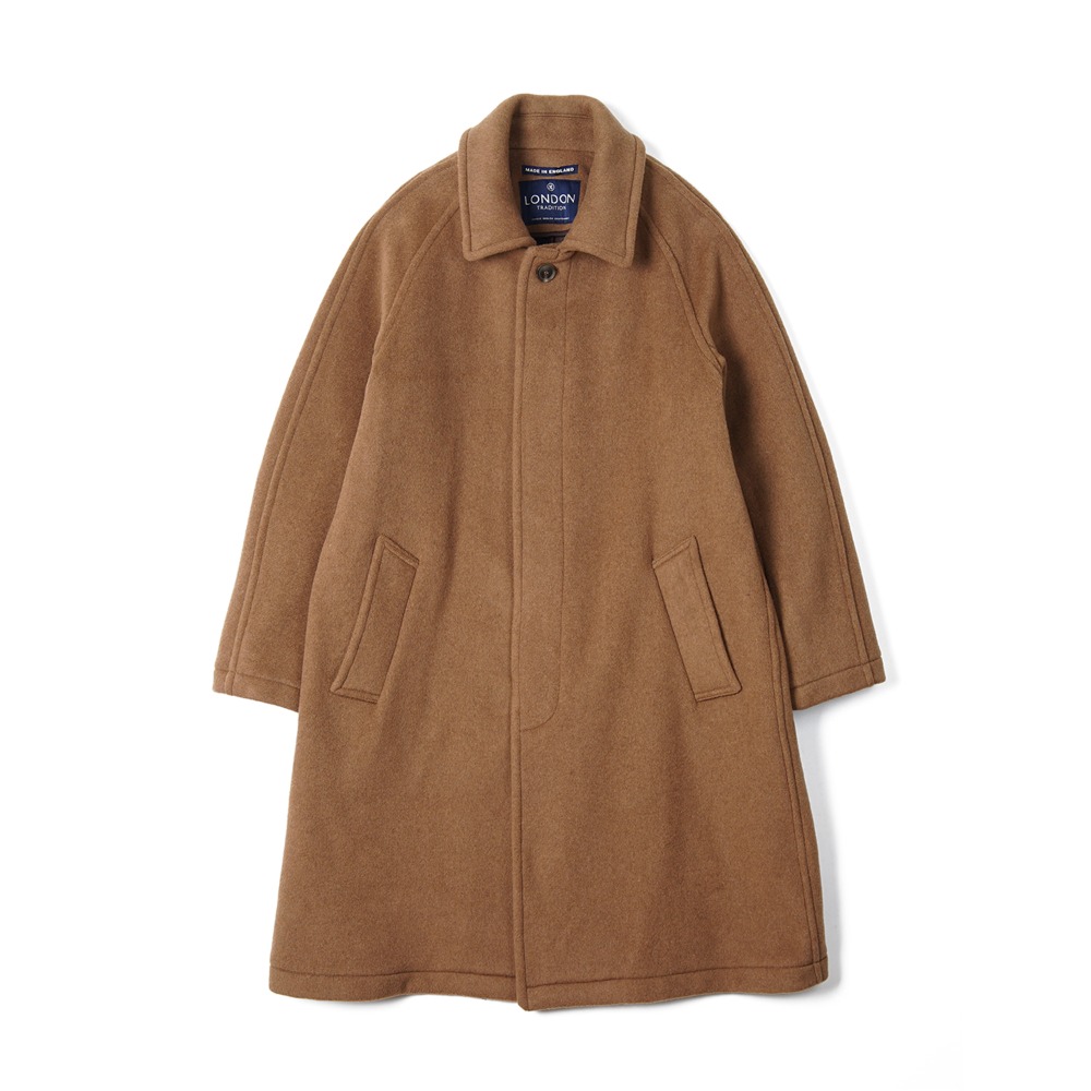FLY FRONT COAT - VICUNA