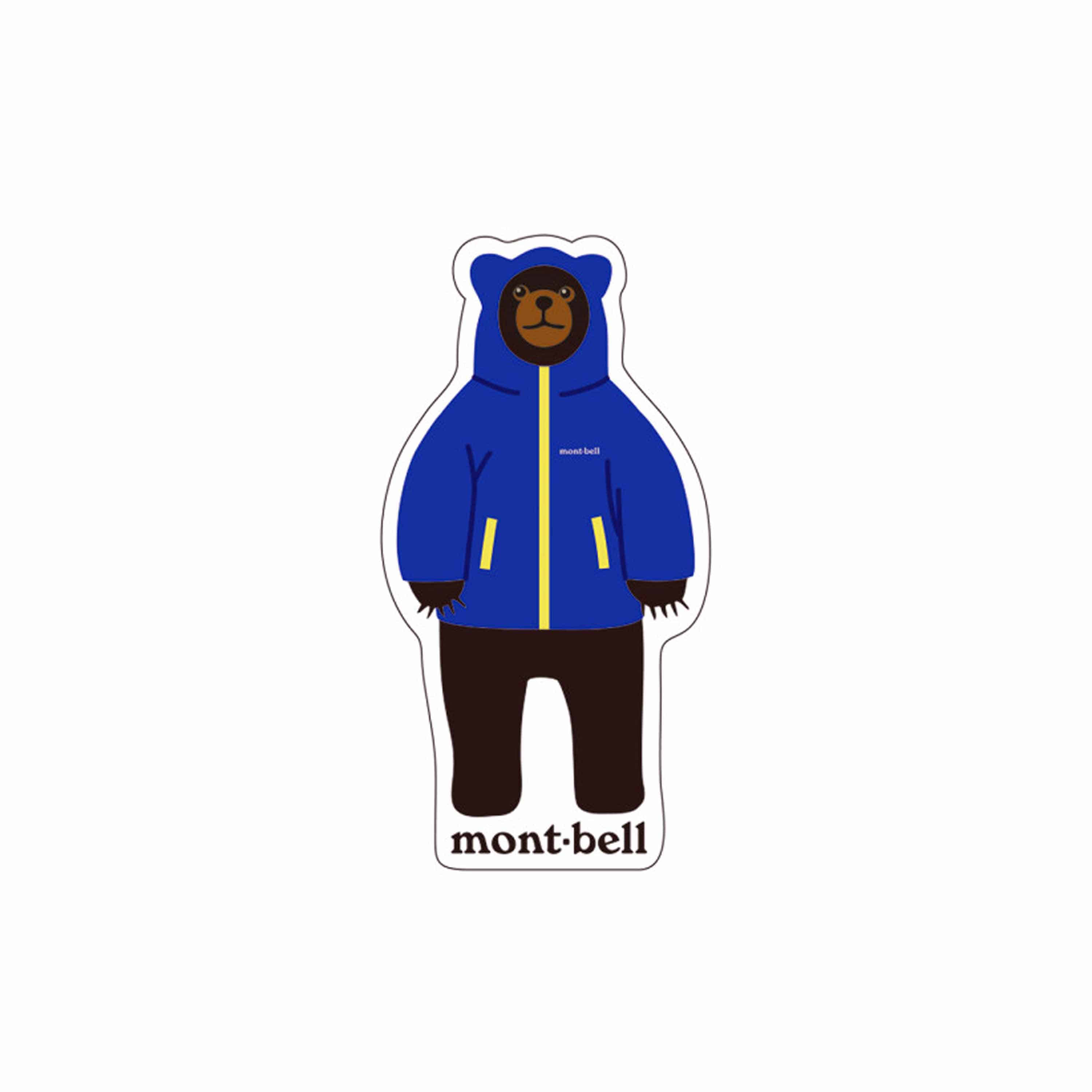 MONTA BEAR STICKER - BLUE