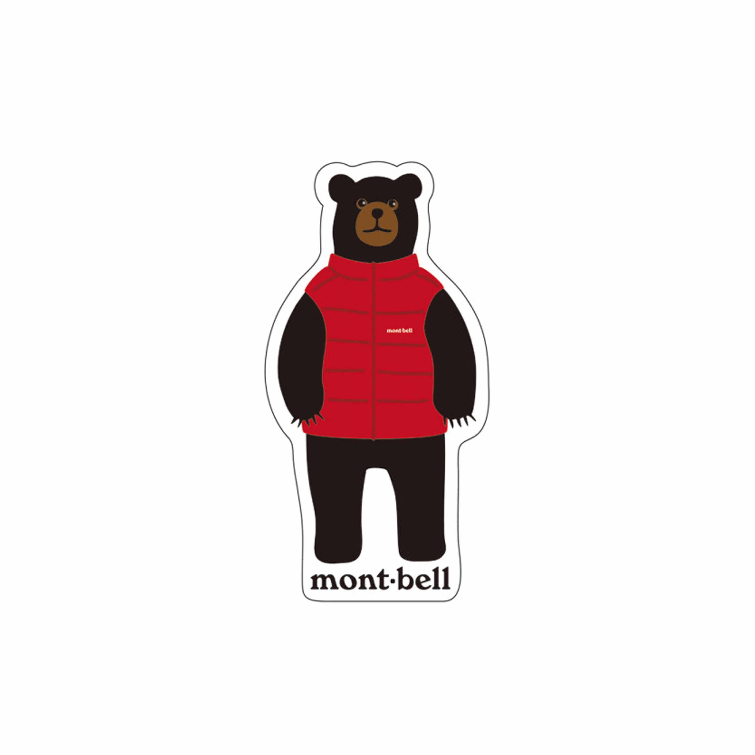 MONTA BEAR STICKER - RED