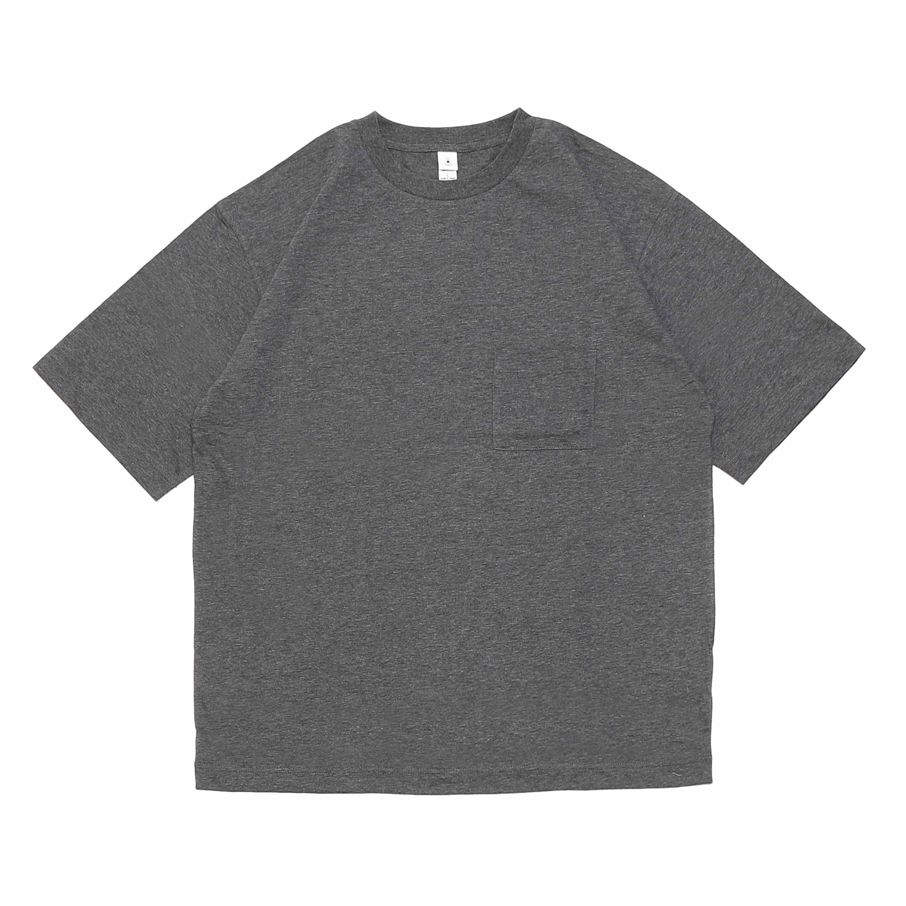 LOOSE FIT S/S TEE(M09-1013) - CHARCOAL