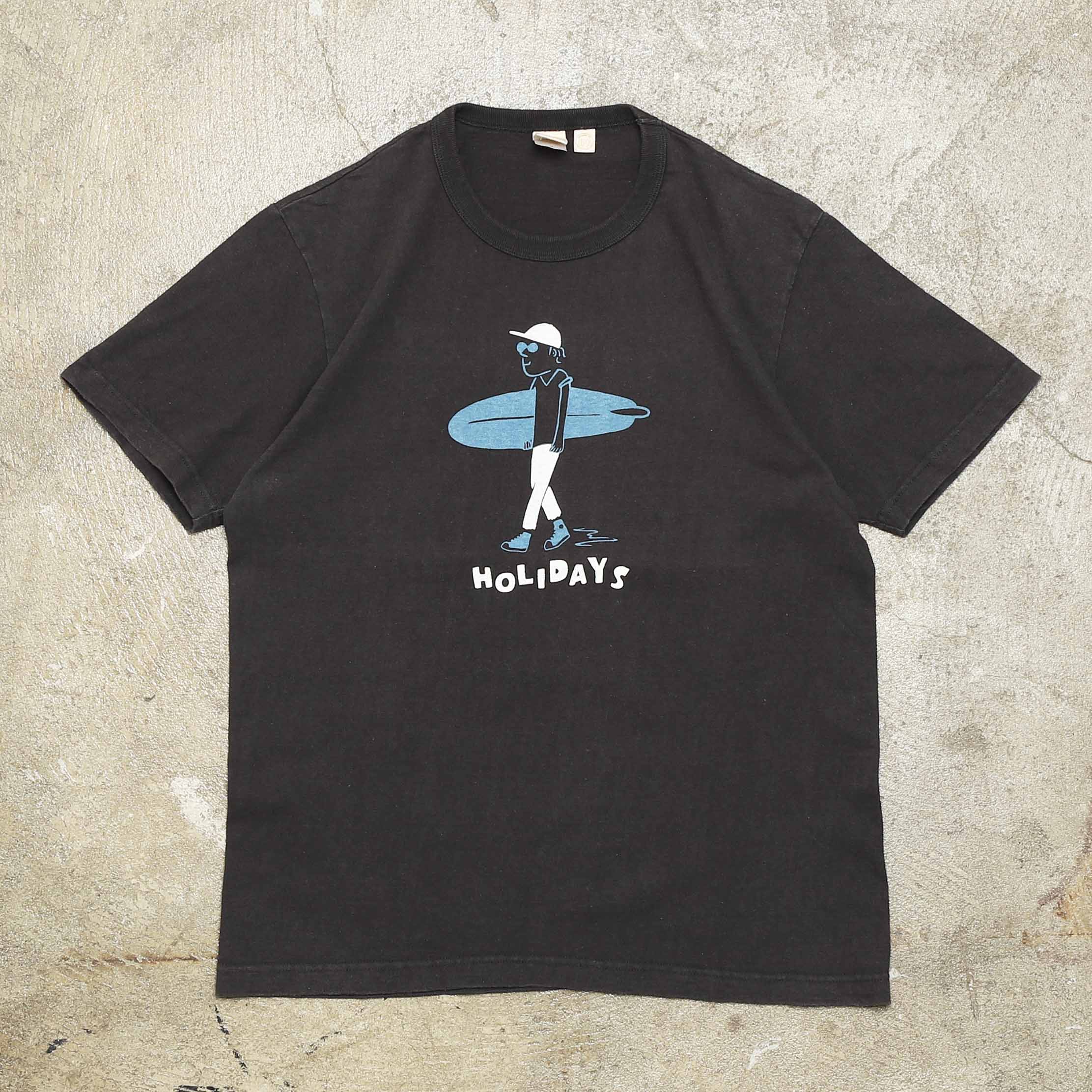 BARNS OUTFITTERS S/S TEE - HOLIDAYS BLACK