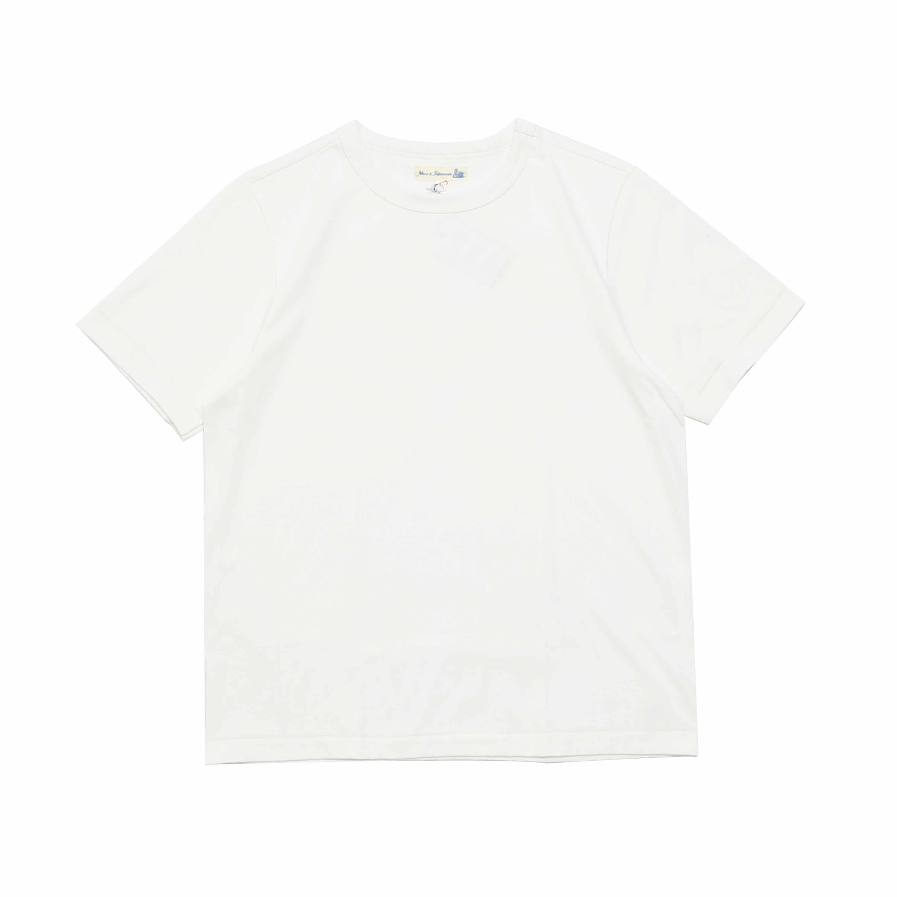 LOOPWHEELED RELAXED FIT T-SHIRT(214) - WHITE