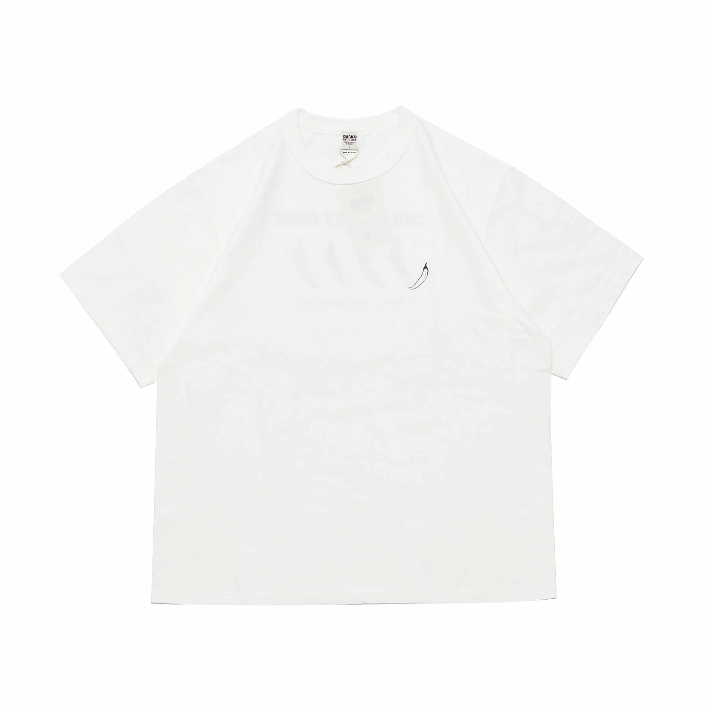 TOUGH-NECK S/S PRINTED TEE - CHILI BOWLS DOGS WHITE(BR-22127)