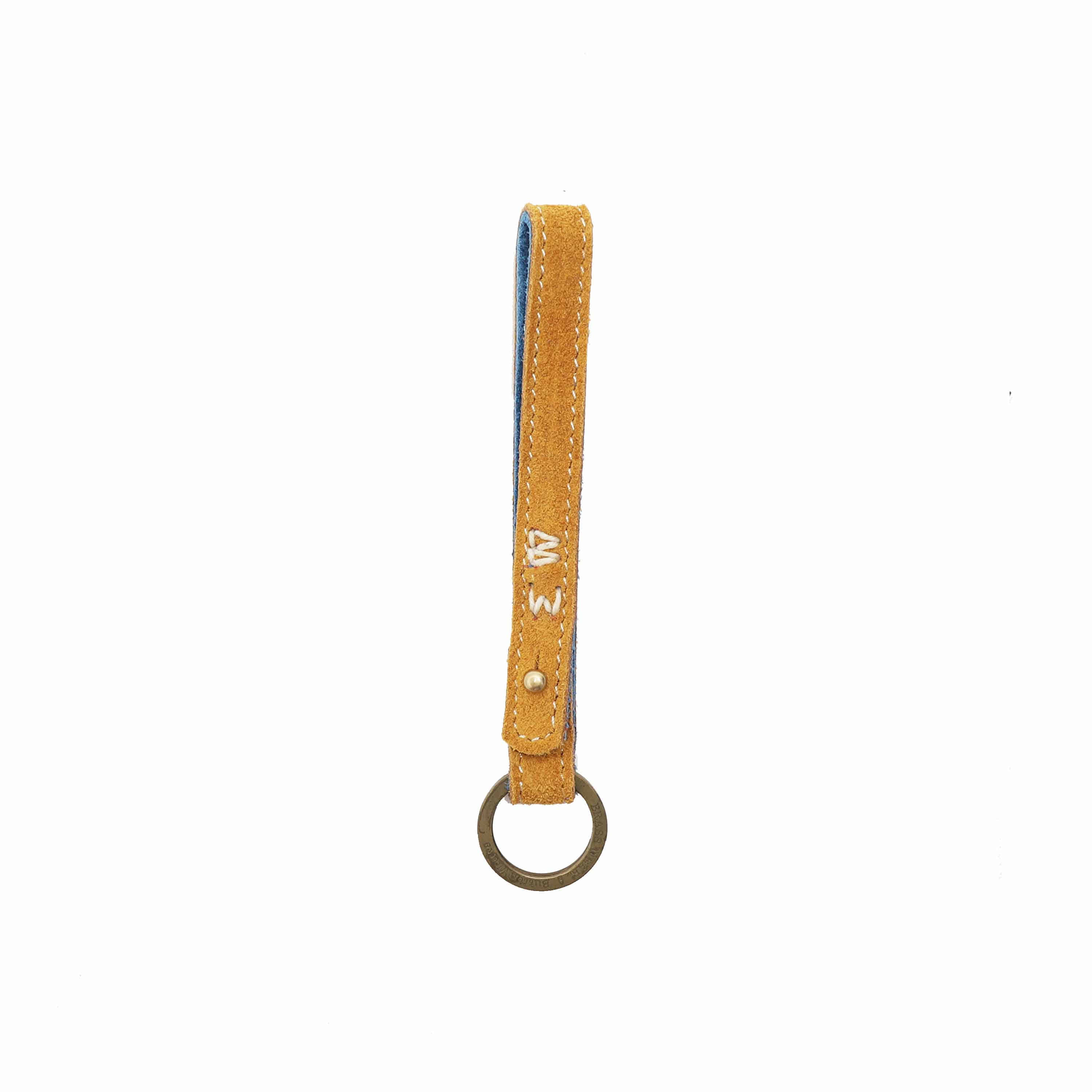 SUEDE KEY HOLDER - YELLOW(BW-0052)