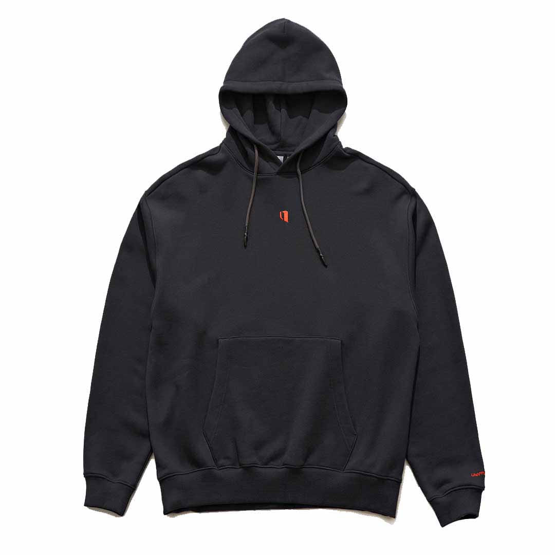 SYMBOL EMBROIDERY HOODIE SWEAT - CHARCOAL