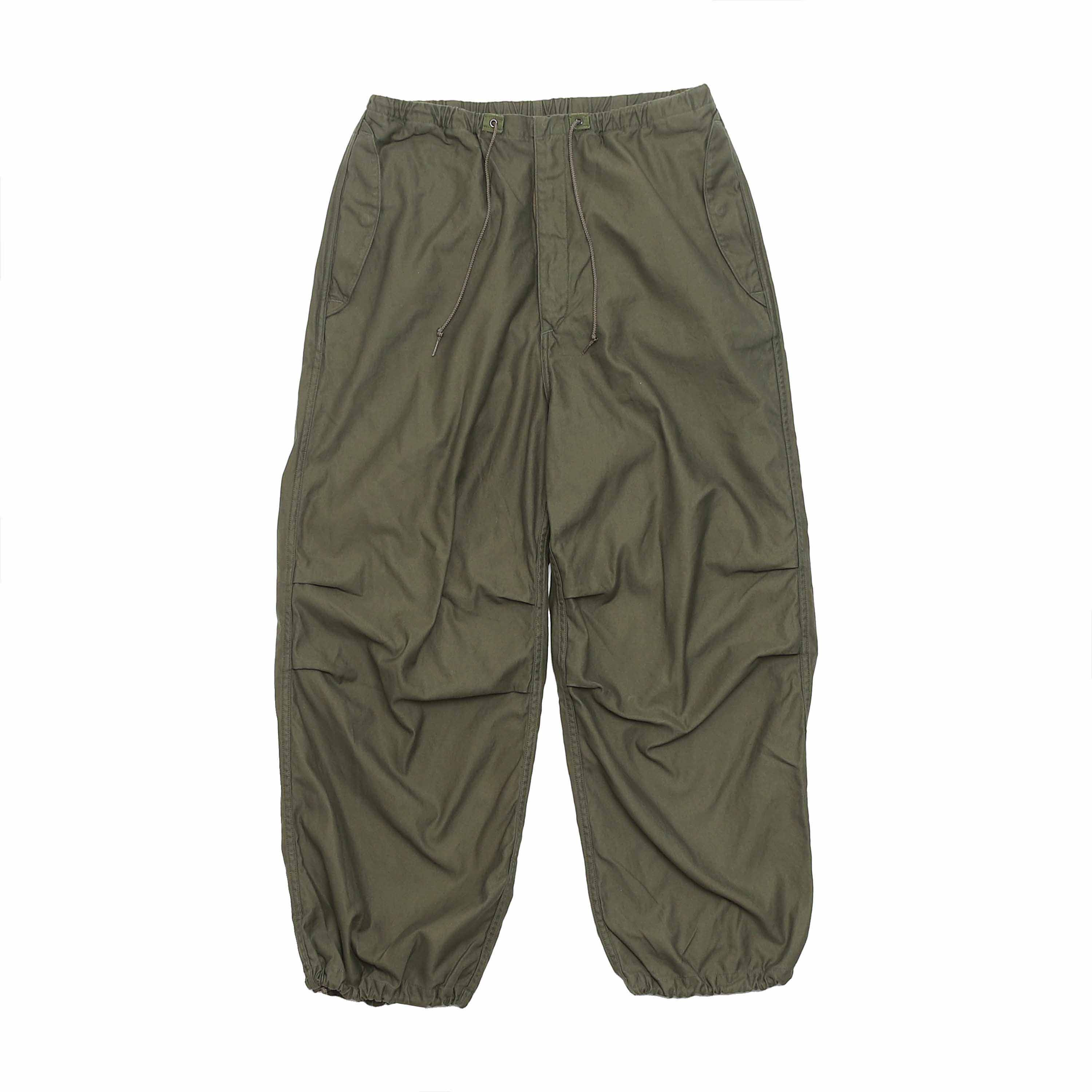 LOOSE FIT ARMY TROUSER - ARMY GREEN