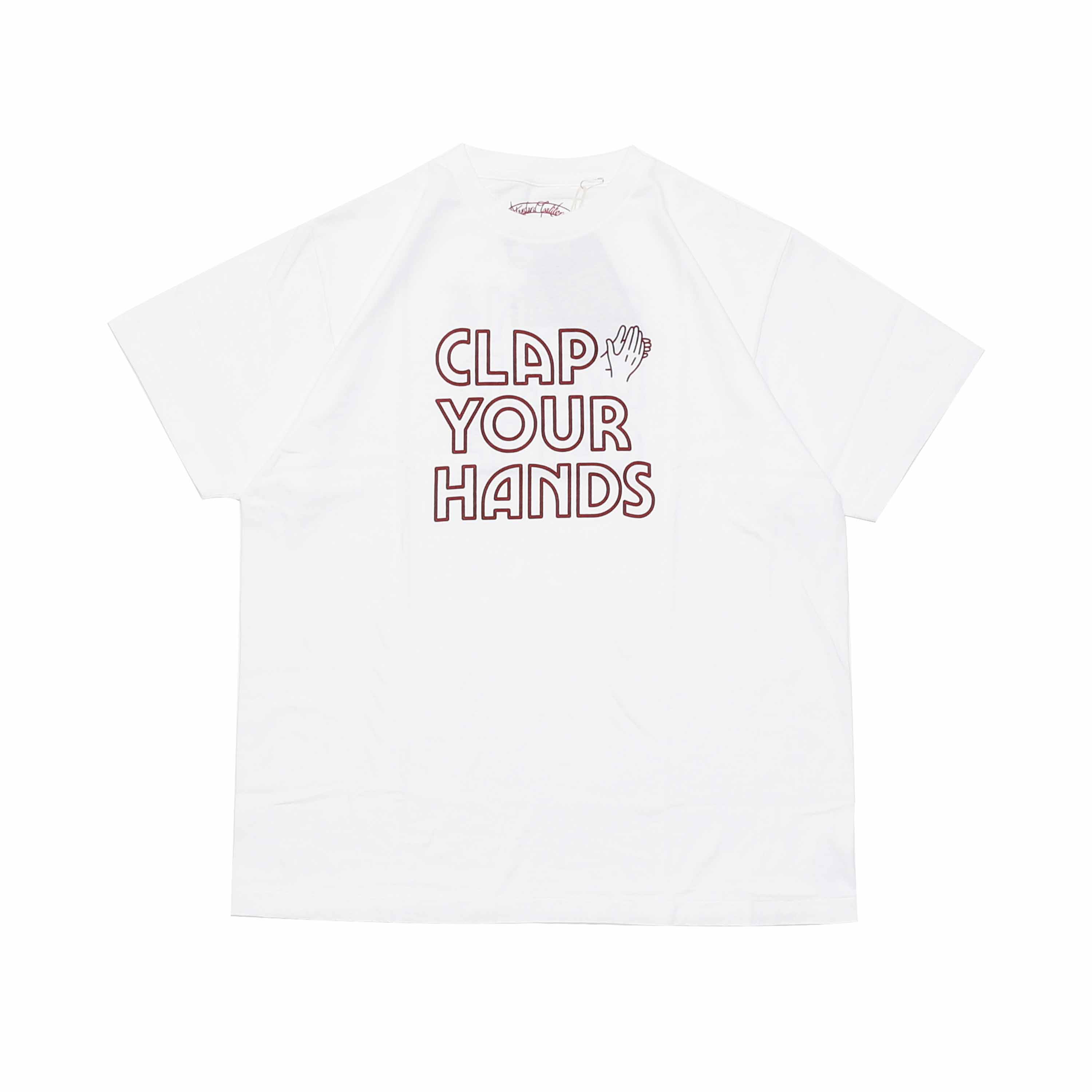 CLAP YOUR HANDS S/S TEE - WHITE