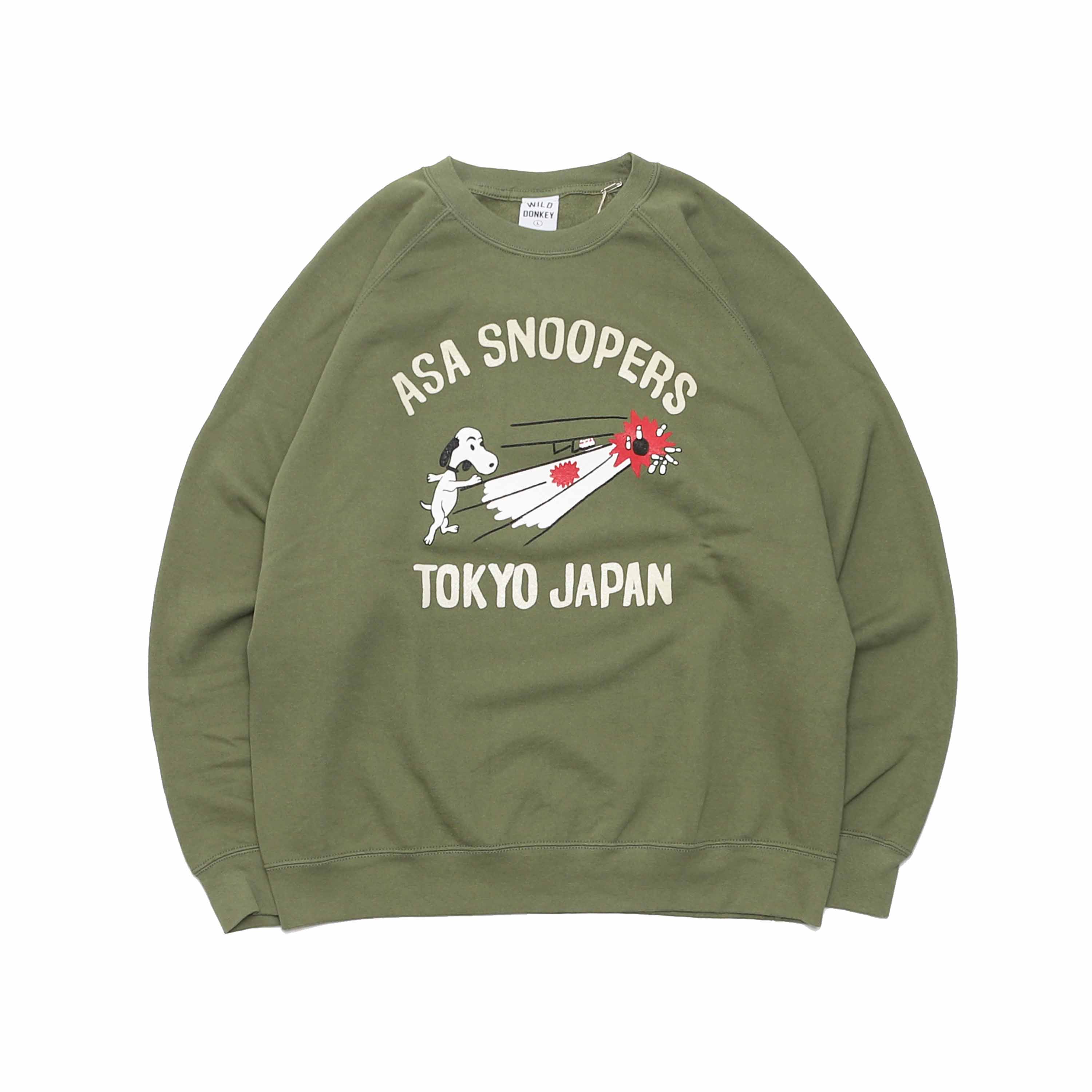 FR-SNOOPERS SWEAT - OLIVE