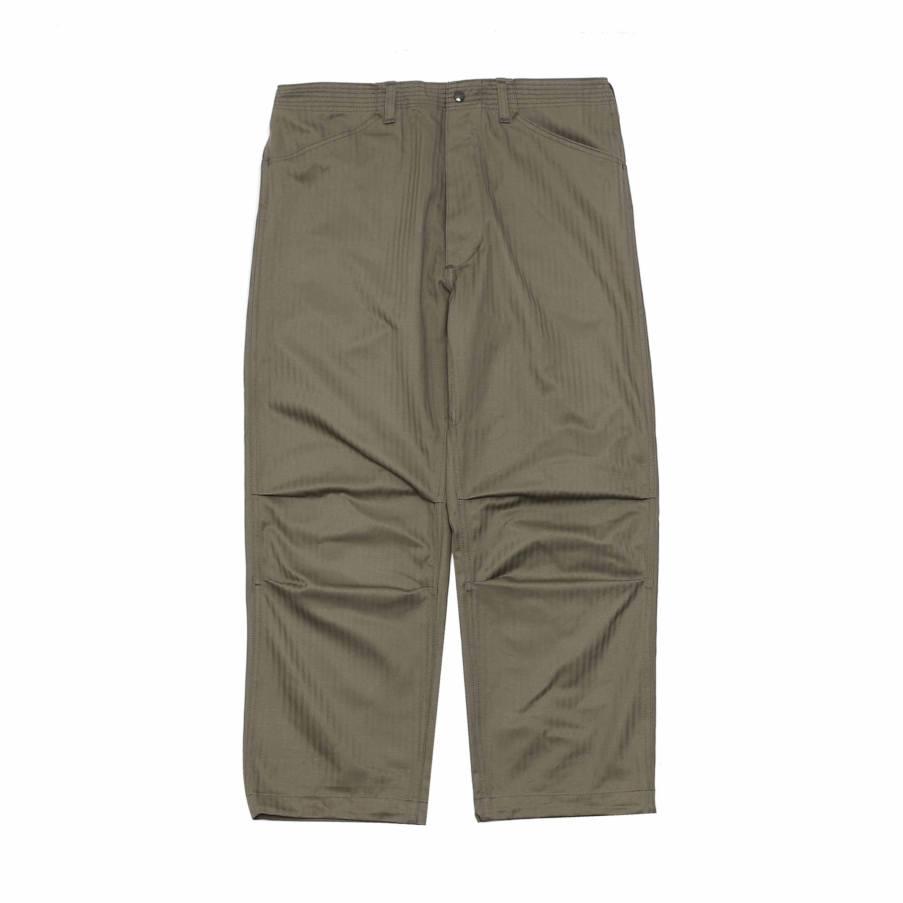 CHOP AT OVERGROWN PANTS - OLIVE