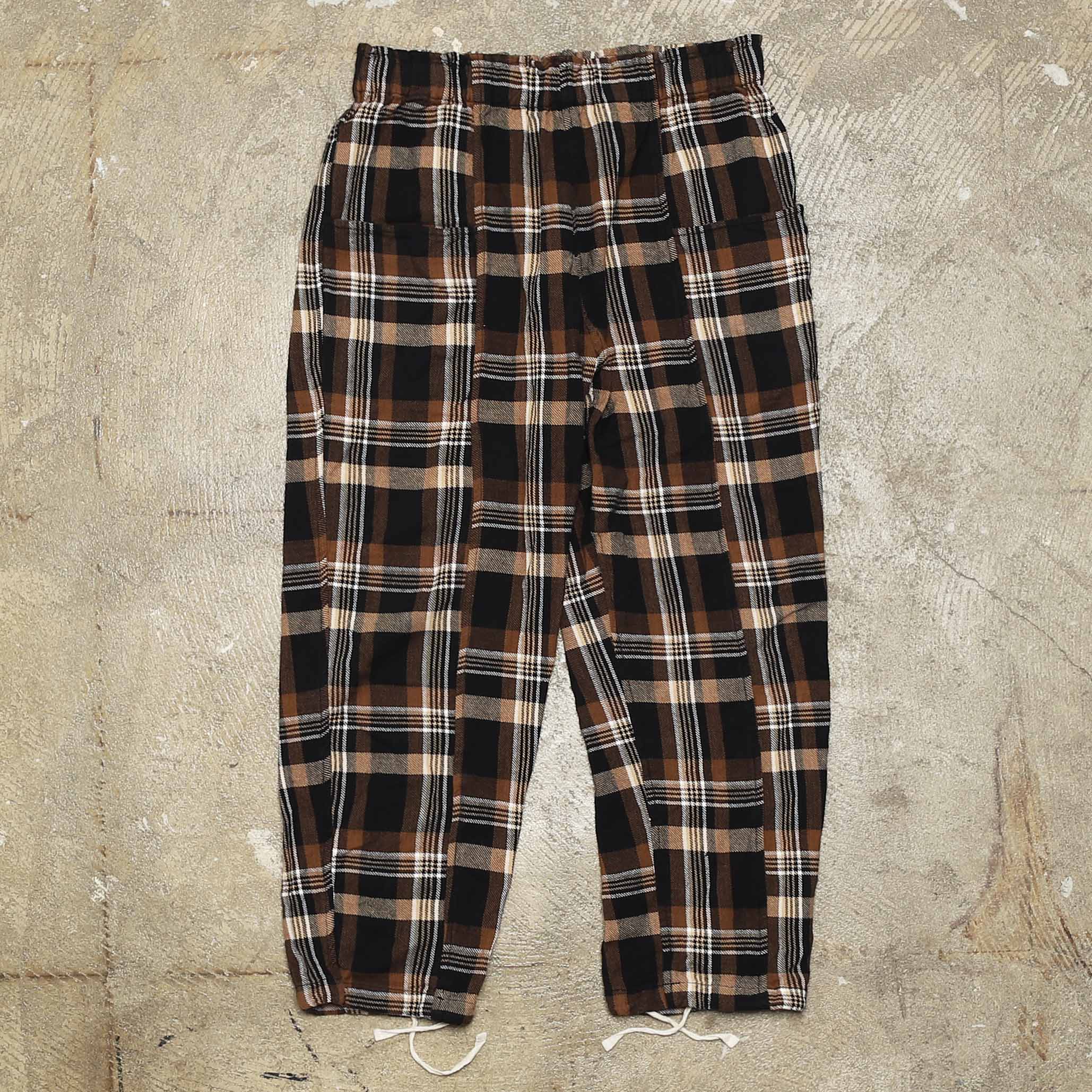 SOUTH2 WEST8 FLANNEL PANTS - BROWN