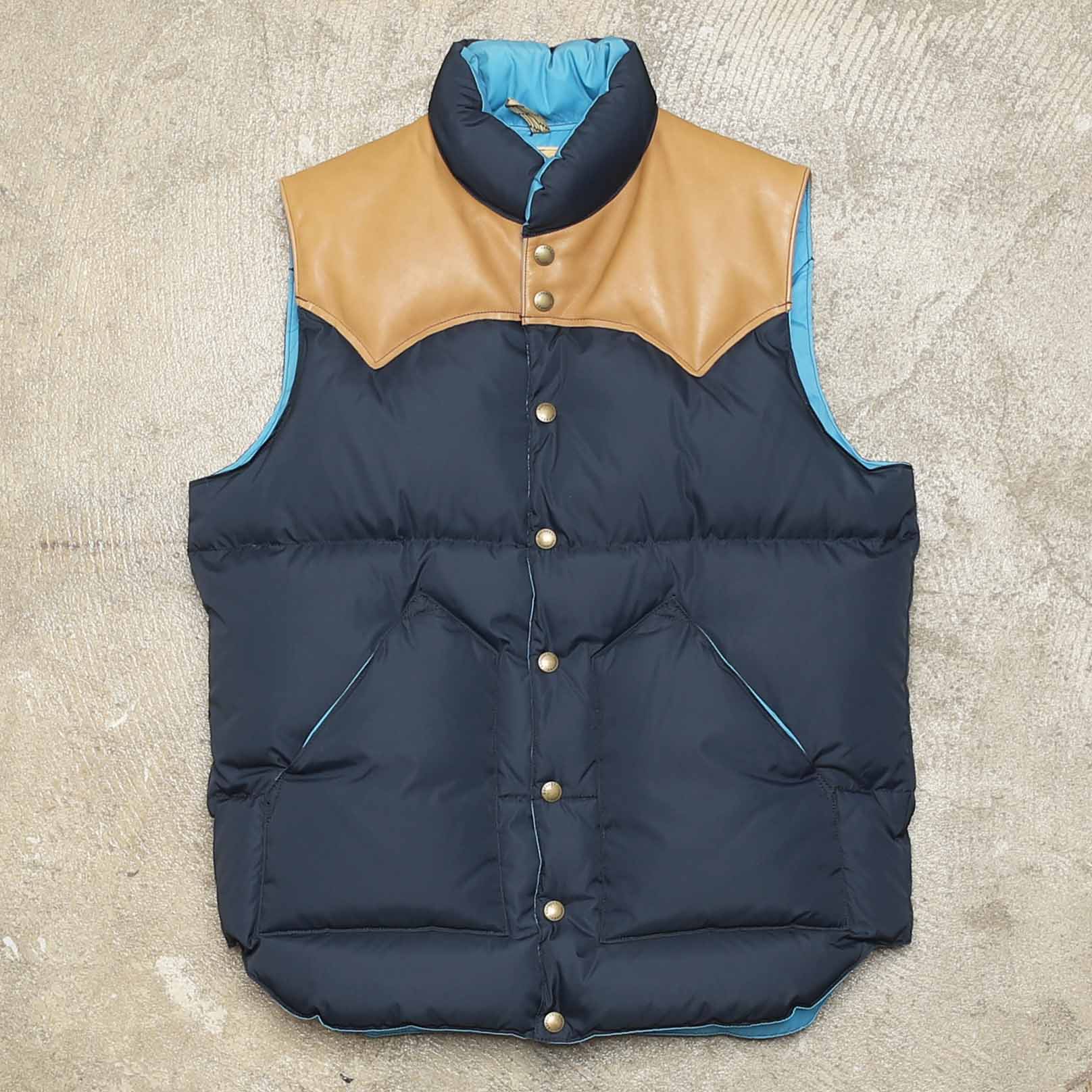 ROCKY MOUNTAIN FEATHERBED SOPHNET DOWN VEST - NAVY