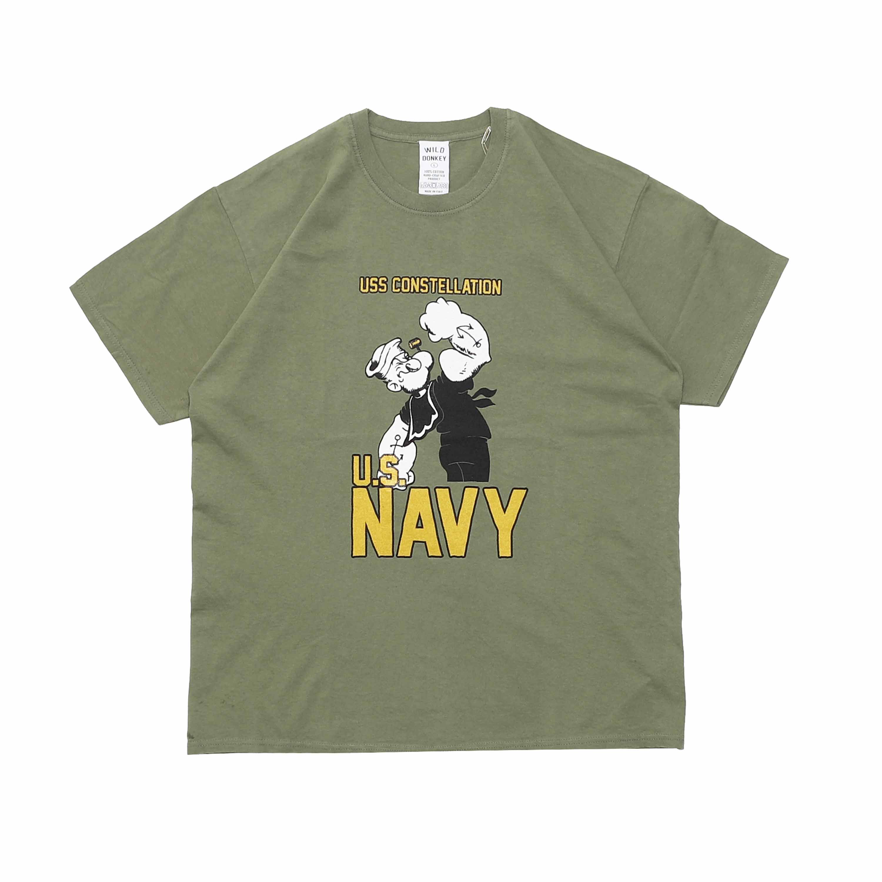 T-CONSTELLTION 3 S/S TEE - STRONG WASHED OLIVE GREEN