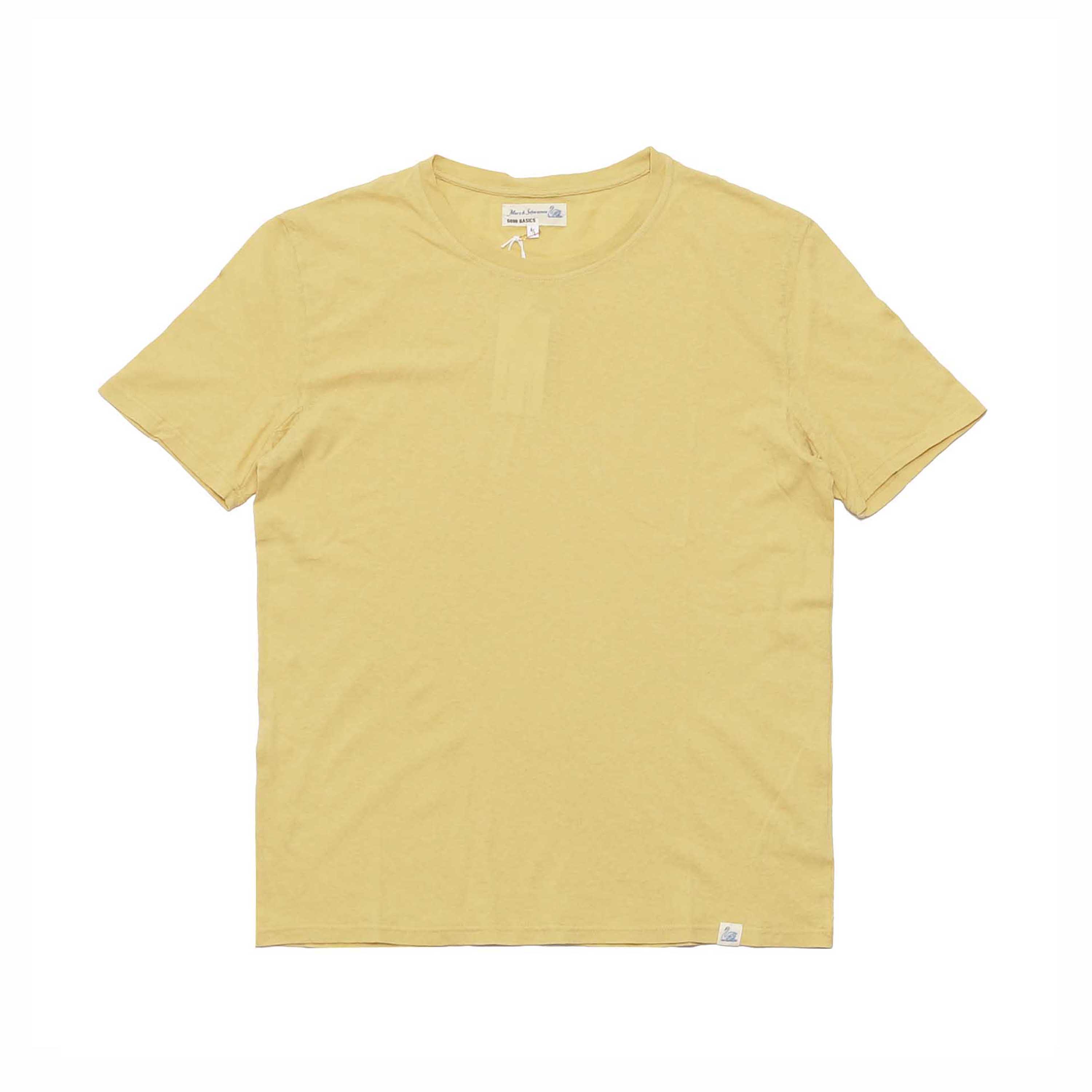RELAXED FIT WASHED T-SHIRT(CT02VJ) - SUNSHINE