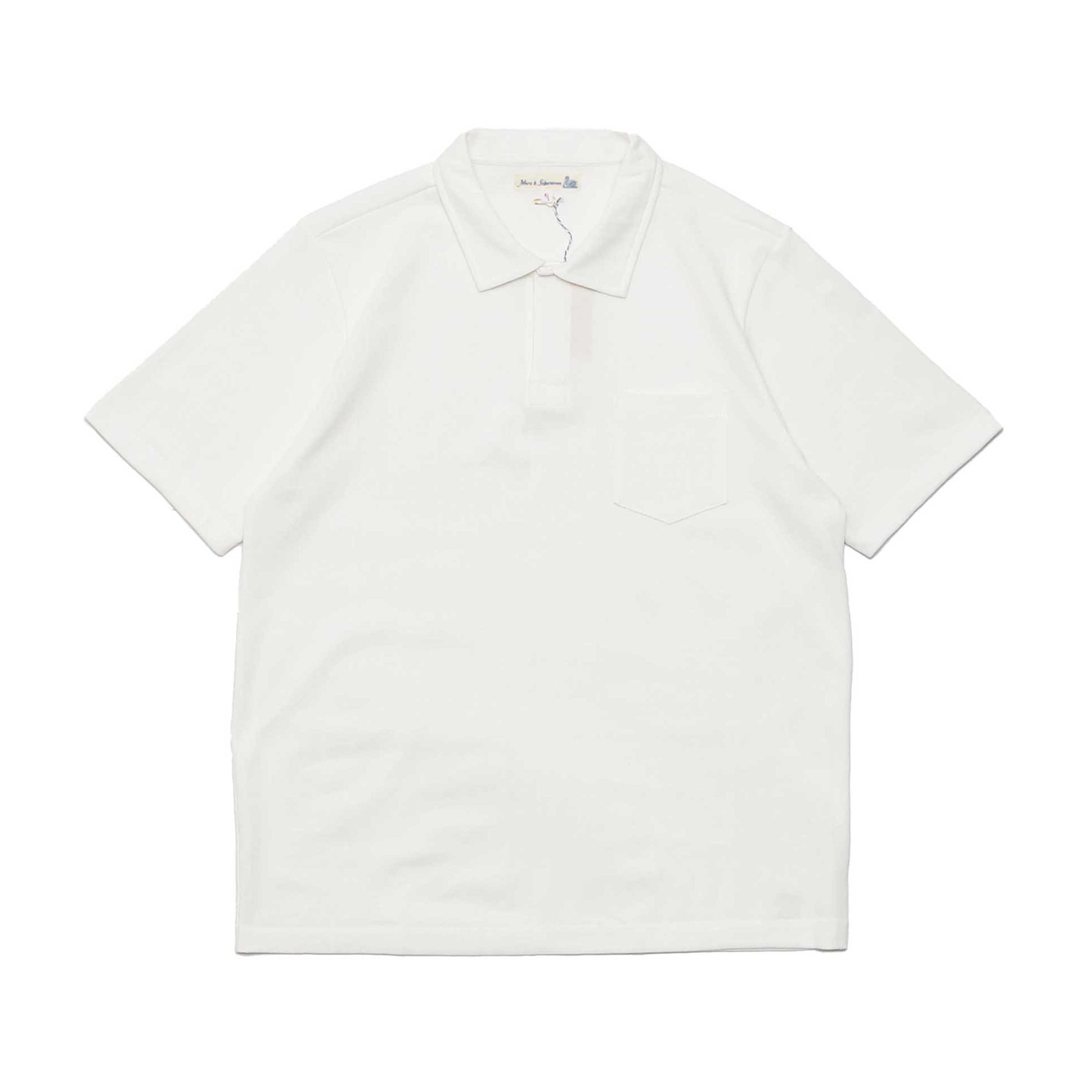 POLO SHIRT WITH POCKET(2PKPL) - WHITE