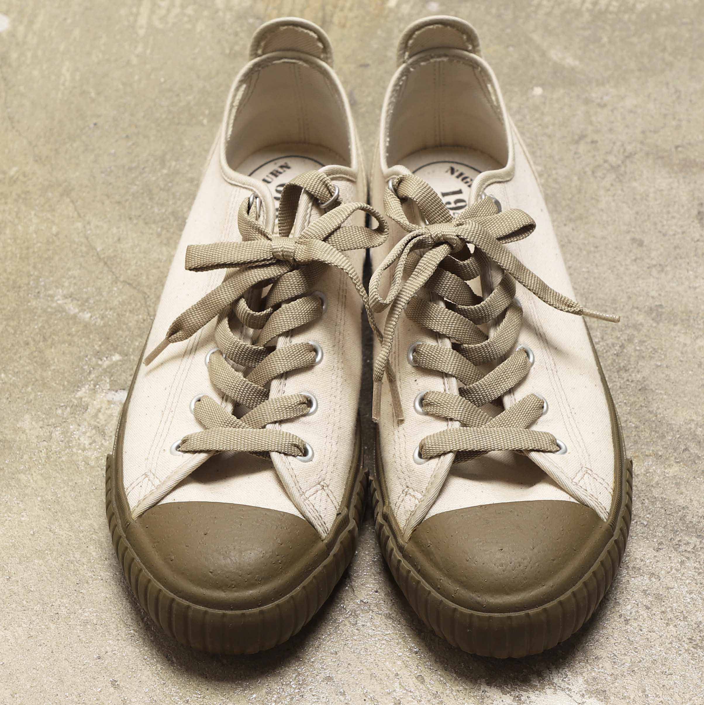 NIGEL CABOURN ARMY TRAINERS - OFF WHITE
