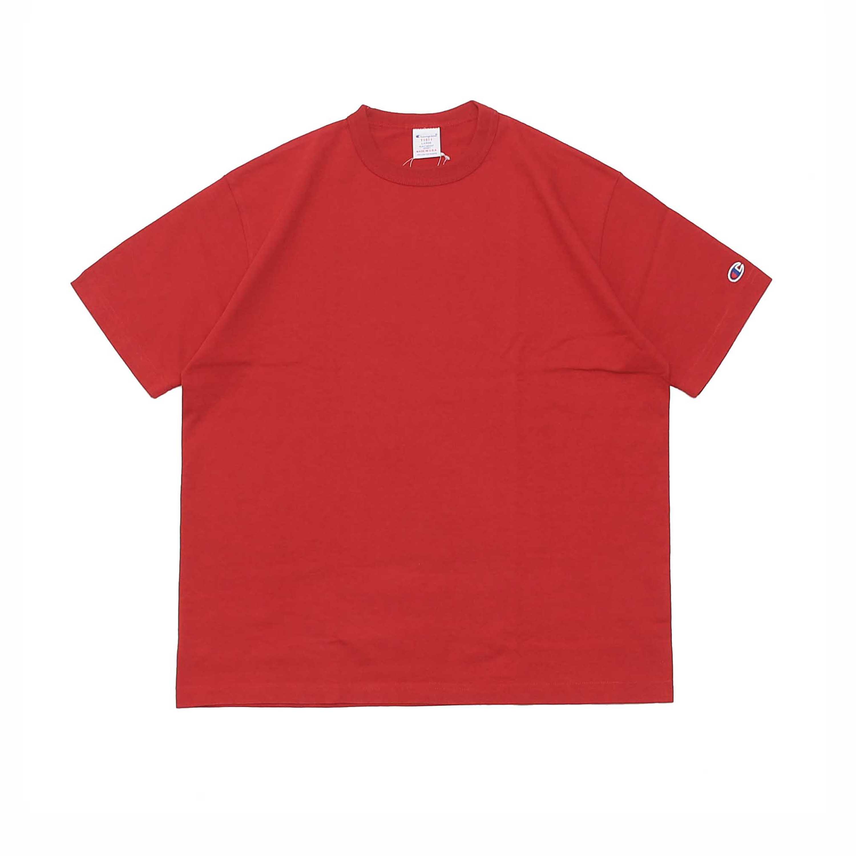 T1011 S/S PLAIN TEE - RED