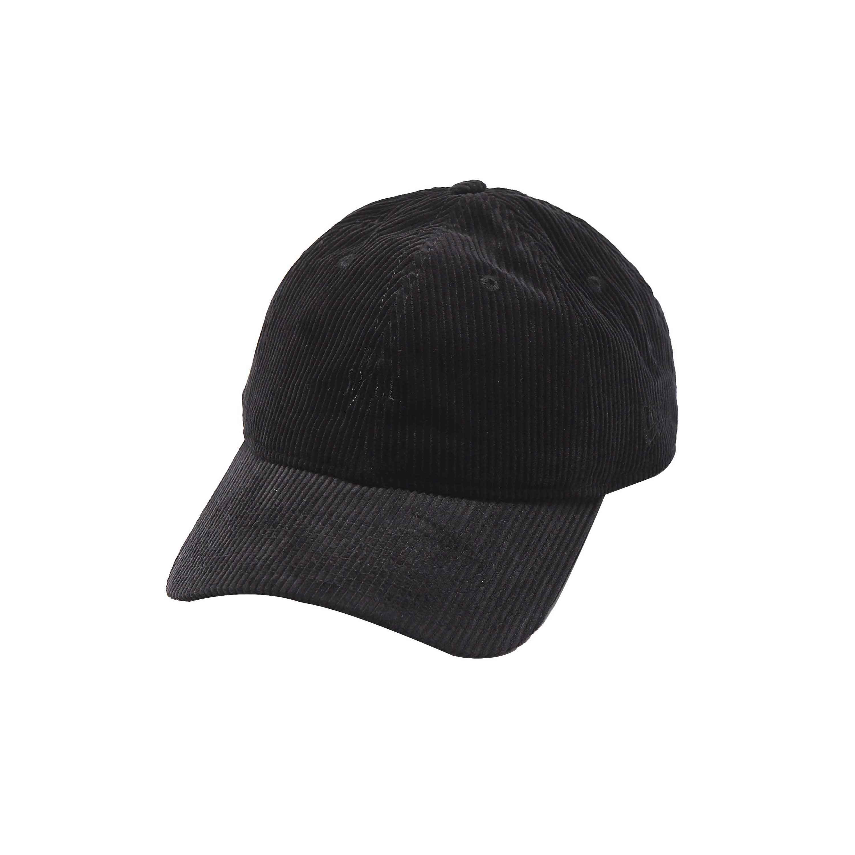 X NEW  ERA CORDUROY CAP - BLACK