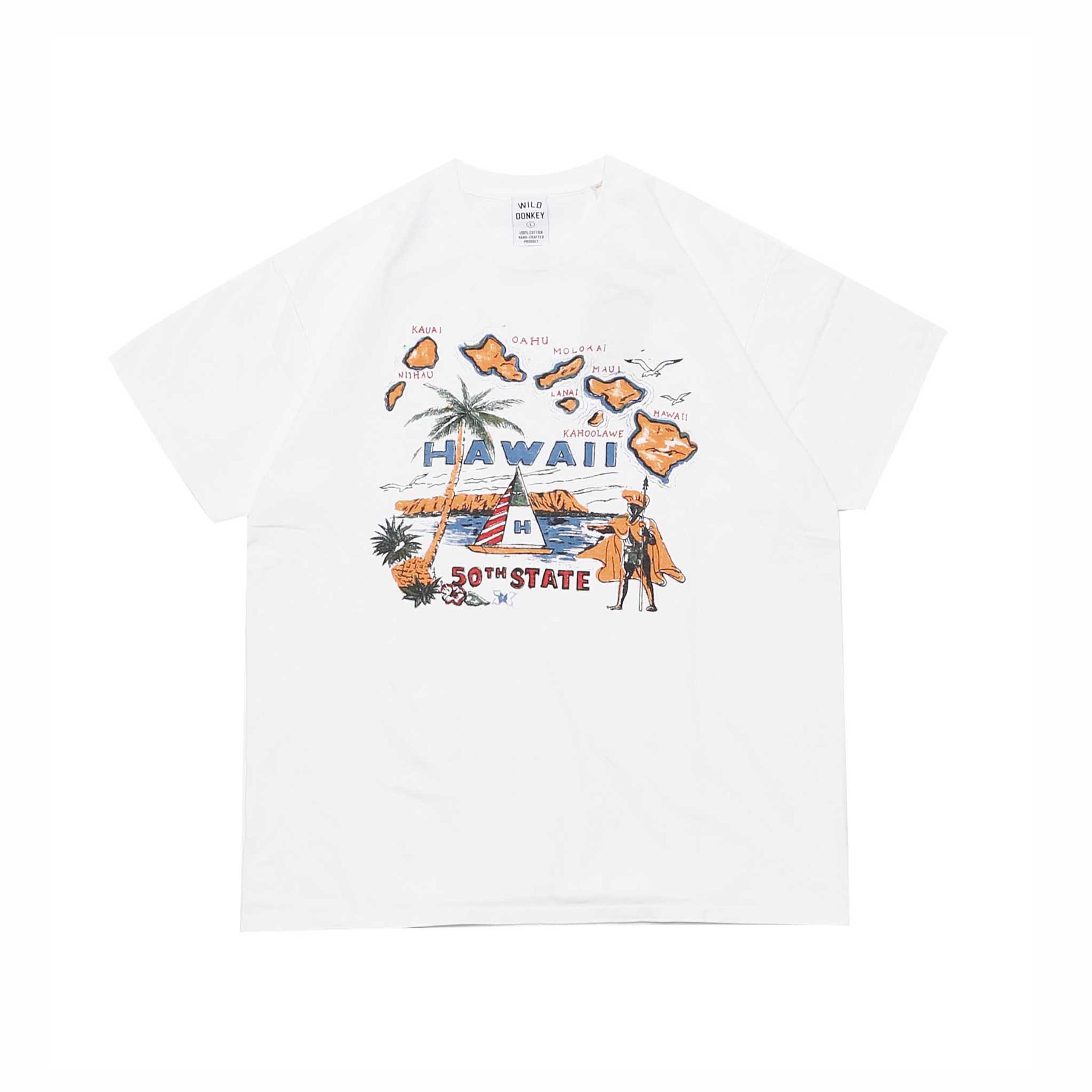 T-50TH STATE S/S TEE - WHITE