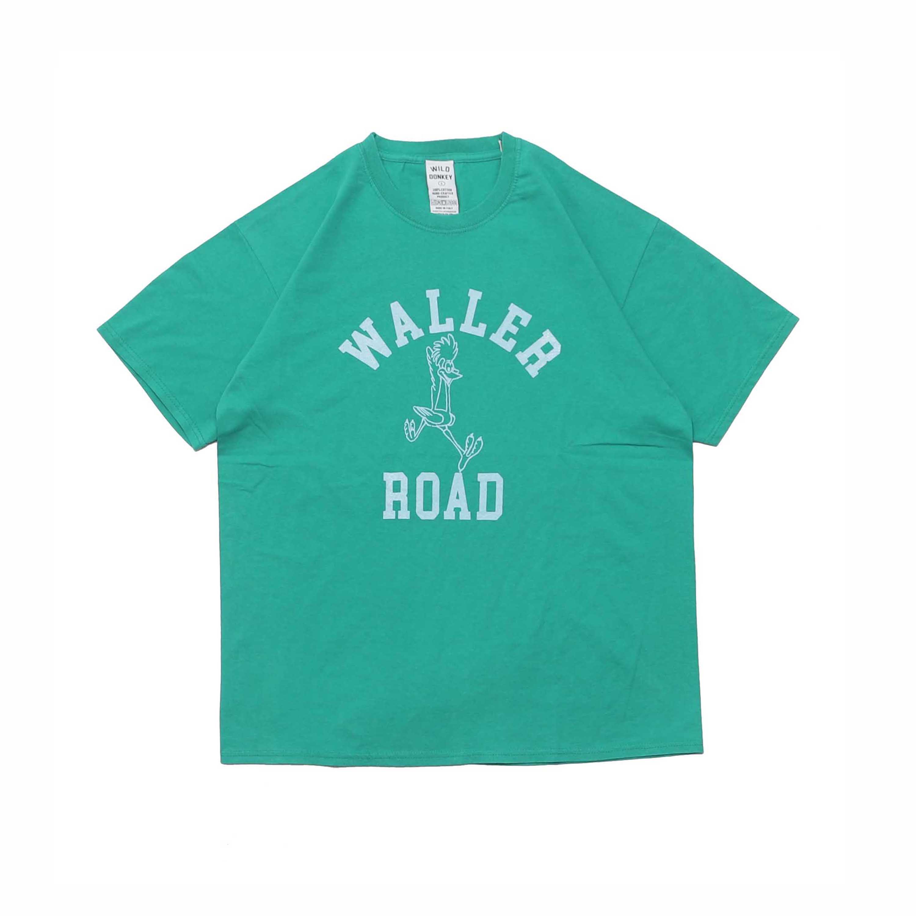 T-WALLER S/S TEE - LIGHT WASHED KELLY